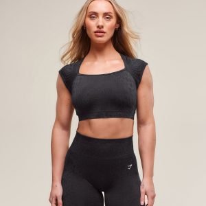 Adapt Animal X Whitney Seamless Crop Top B3B2H-938