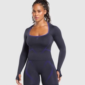 Apex Lift Seamless Long Sleeve Crop Top B3C7T-996