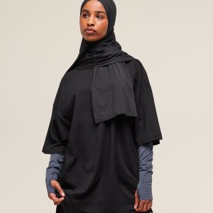 Covered Longline Cotton T-Shirt B2C5N-576