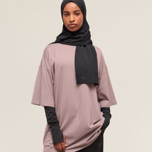 Covered Longline Cotton T-Shirt B2C5N-947