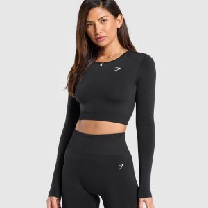 Everyday Seamless Long Sleeve Crop Top B7A2S-252