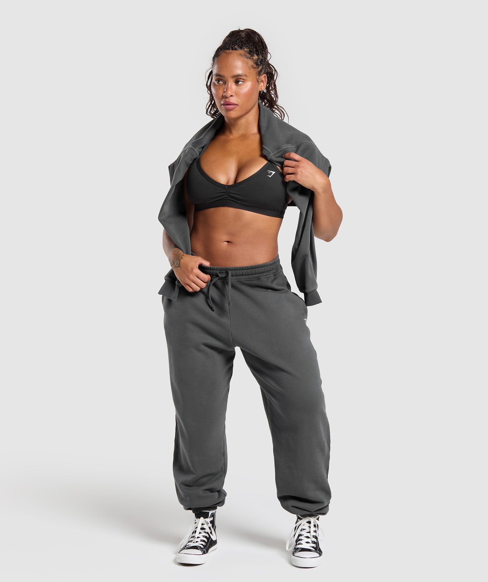 Gains Washed Loopback Joggers B2C6F-929 - Image 4