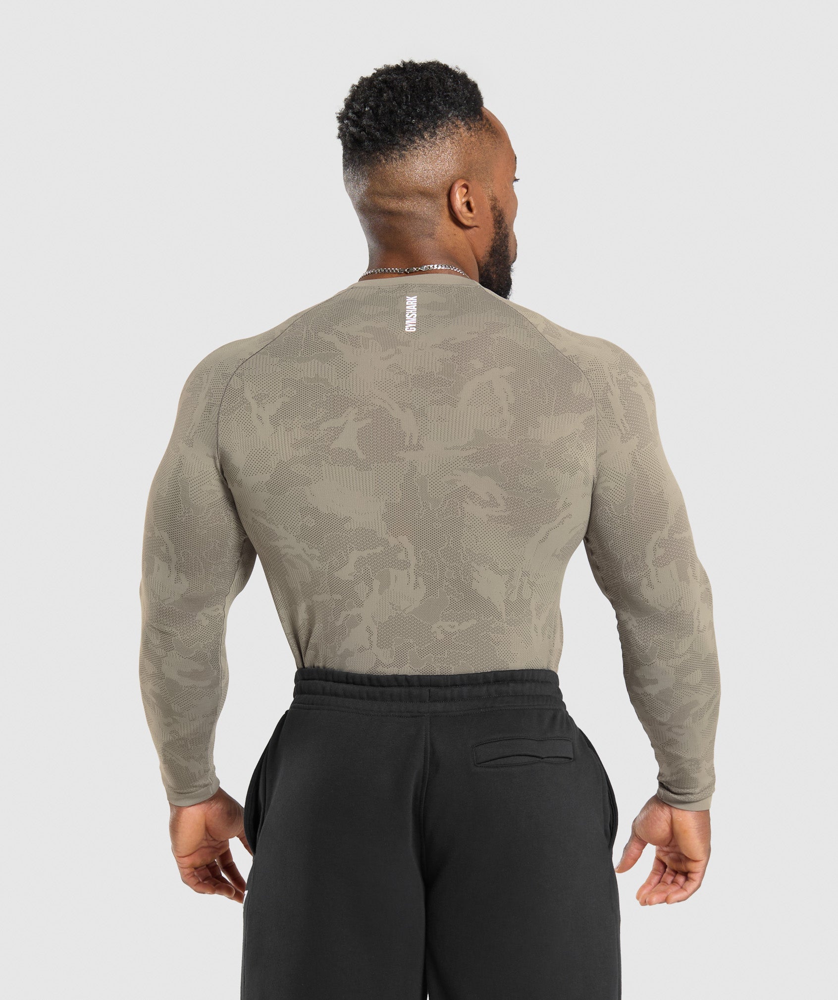 Geo Seamless Long Sleeve T-Shirt A5A2C-1656 - Image 2