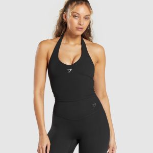 Halter Neck Cami with Shelf B8A5T-304