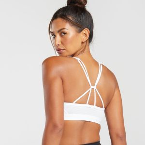 Ruched Strappy Sports Bra B6A6I-348
