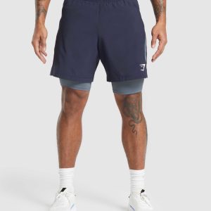 Sport 7' 2 in 1 Shorts A2C4M-1420