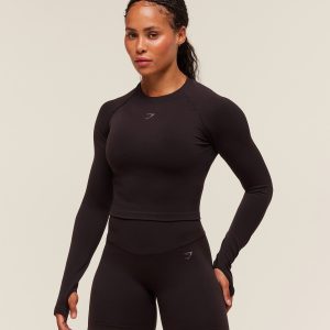 Activate Long Sleeve Crop Top B2C4Q-185
