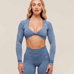 Adapt Animal Long Sleeve Crop Top B4C2Z-418