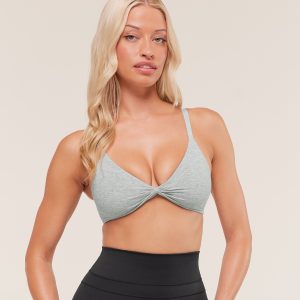 Cotton Twist Front Bralette B4B6L-559