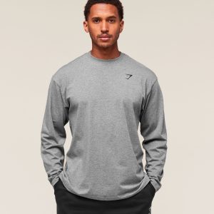 Essential Oversized Long Sleeve T-Shirt A3B5F-1390