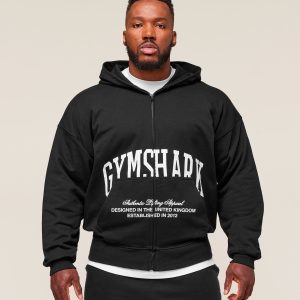 Collegiate Script Zip Up Hoodie A1C8R-1525