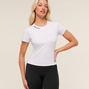 Embroidered Logo Crop Top B4C6Z-230