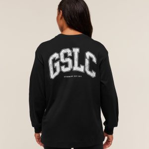 GSLC Graphic Oversized Long Sleeve Top B4C8J-523