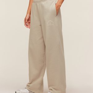 Fitness Embroidered Graphic Wide Leg Joggers B4B9T-541