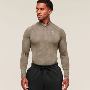 Geo Seamless 1/4 Zip A2B3J-1619
