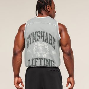 Graphic Basketball Mesh Tank A3B7M-1343