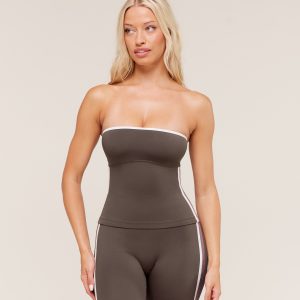 Piping Bandeau With Shelf B4C2X-567