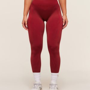 Gymshark x Analis Seamless Leggings - Reps Red/Carmine Red B4B4R-60