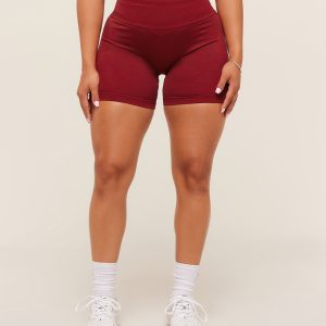 Gymshark x Analis Seamless Shorts - Reps Red/Carmine Red B4B4S-72