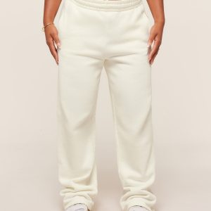 Gymshark x Analis Tracksuit Pant - Soft White B4B4Q-825