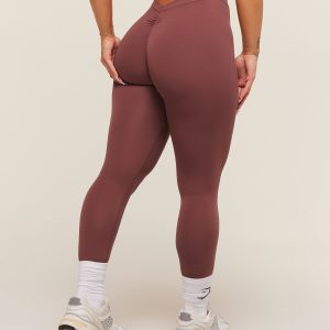 Lifting Dipped Waistband Leggings B1B7B-414