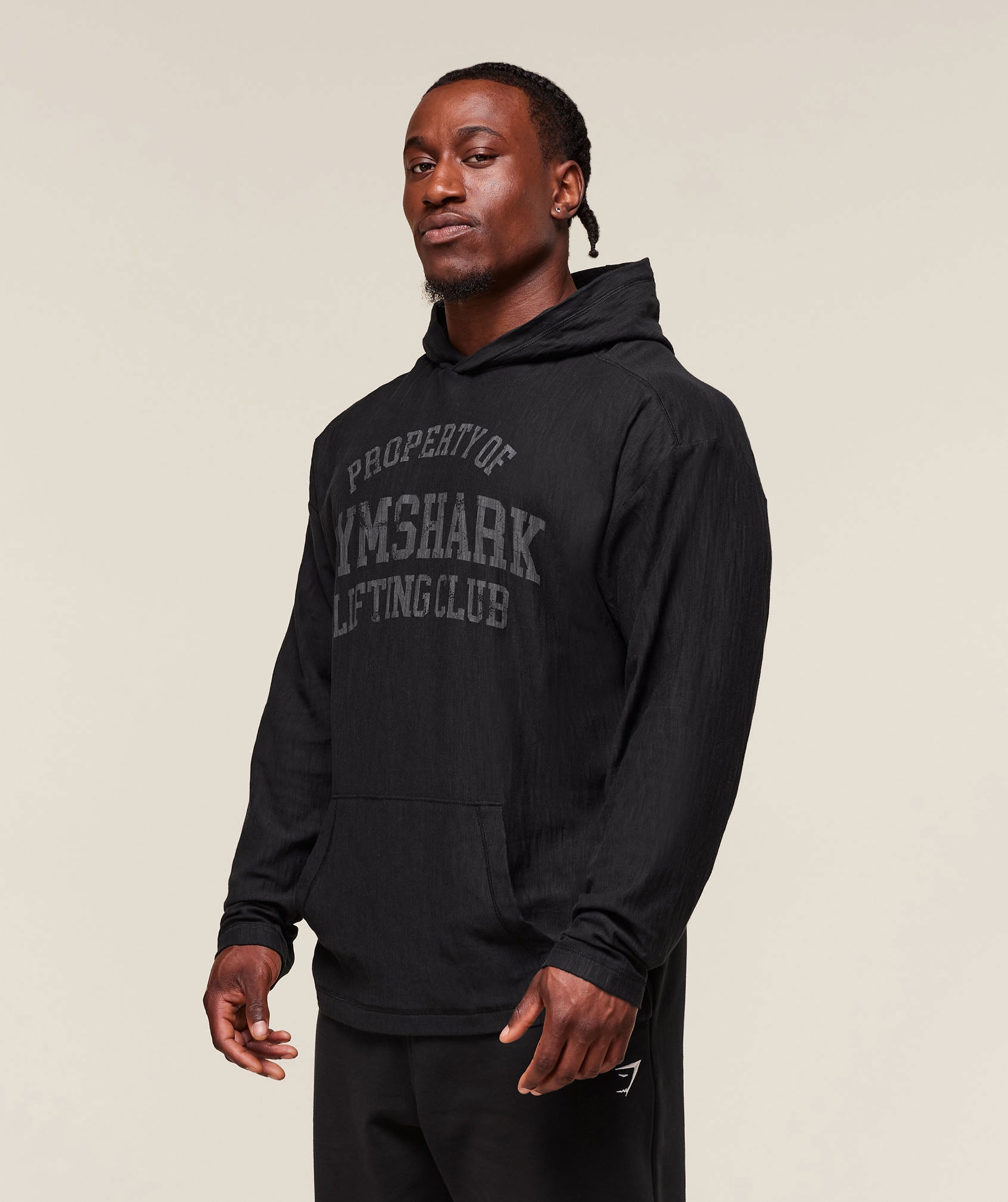 Lightweight Slub Textured Hoodie A2B2U-1662 - Image 3
