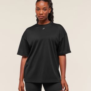 Lifting Mesh Oversized Tee B4C4N-232