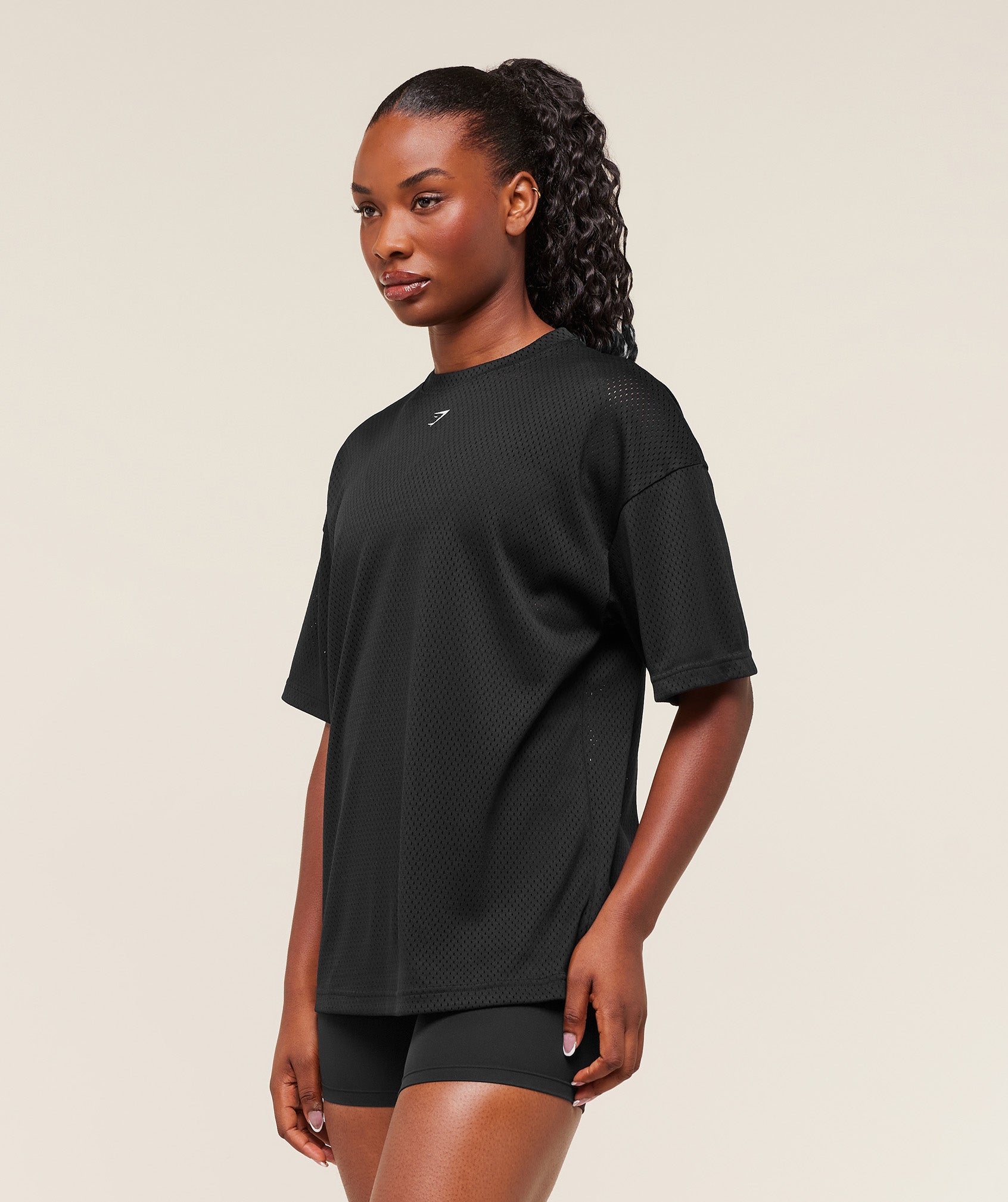 Lifting Mesh Oversized Tee - Image 3