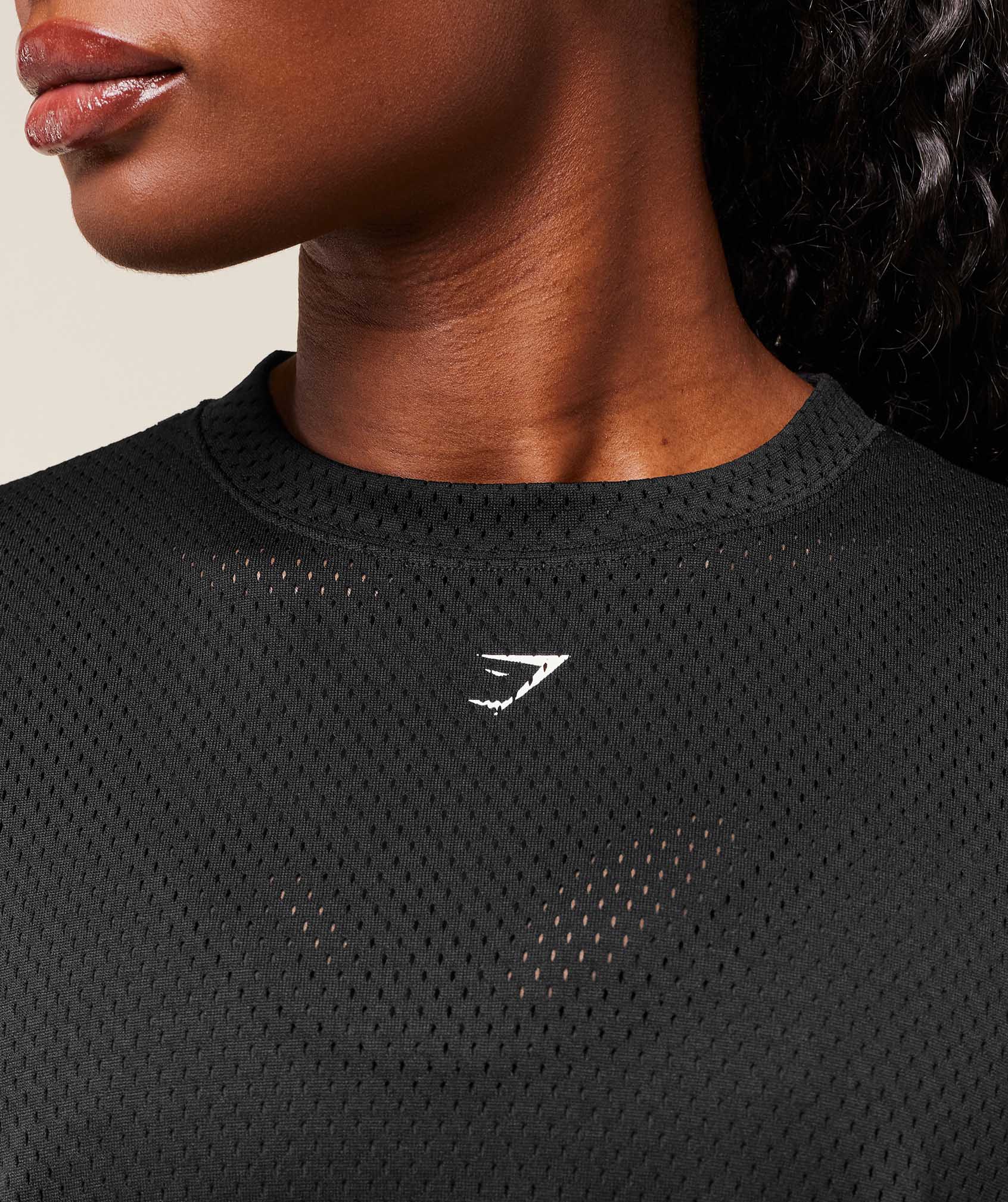 Lifting Mesh Oversized Tee - Image 4