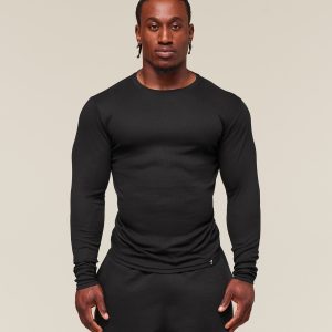 Ribbed Long Sleeve T-Shirt A6A2F-1470