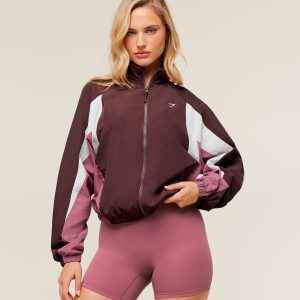 Contrast Woven Jacket B4B6C-9