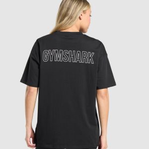 Trace Graphic Oversized T-Shirt B4B3P-407