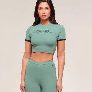 Ribbed Cotton Crop Top