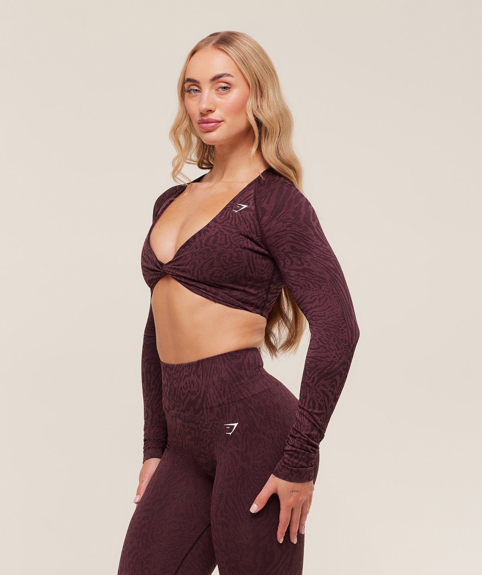 Adapt Animal Long Sleeve Crop Top - Image 4
