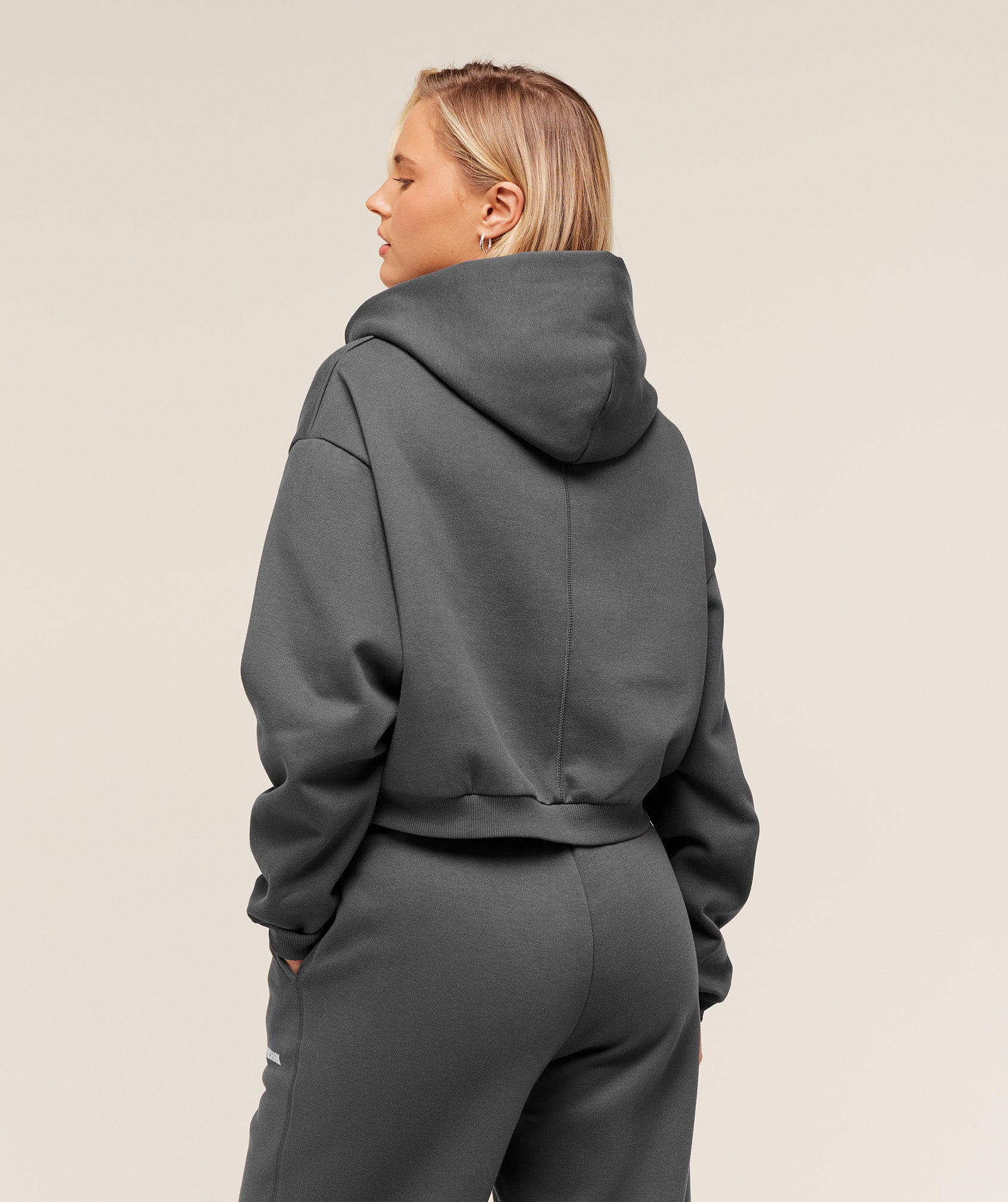 Cosy Luxe Zip Through Hoodie - Image 3