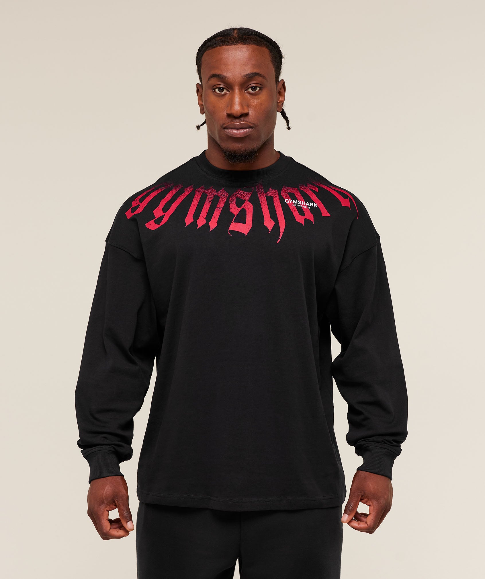Fade Graphic Long Sleeve T-Shirt