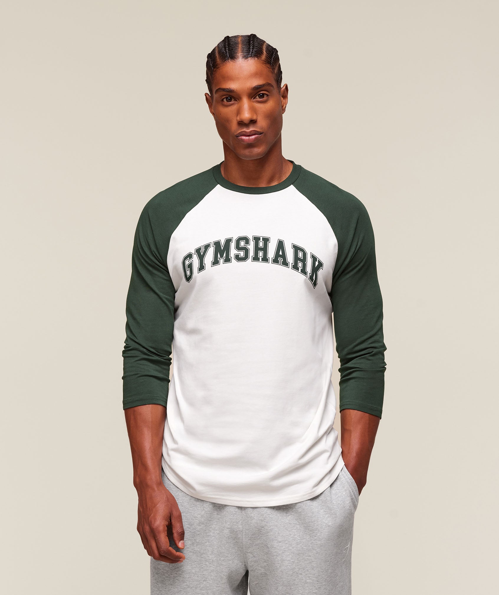 Soft White/Trail Green